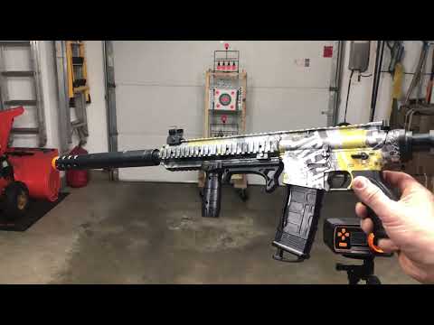 Demo & FPS Test: HERISONA M416 Gel Ball Blaster