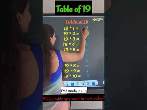 Table of 19 trick #vedicmaths #mathtrick #mathsscam #viral