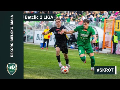 Rekord Bielsko-Biała - GKS Jastrzębie 2:2 (1:2)  - skrót