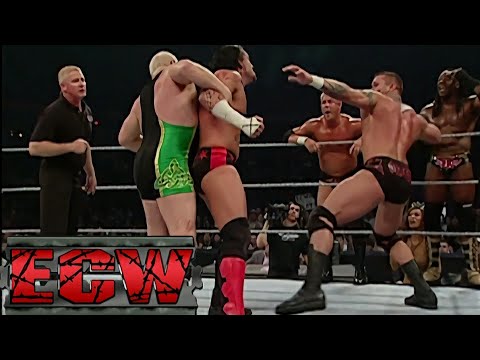 Randy Orton, Mr.Kennedy, King Booker & Finlay vs Edge, CM Punk & The Hardy Boyz ECW Mar 27,2007