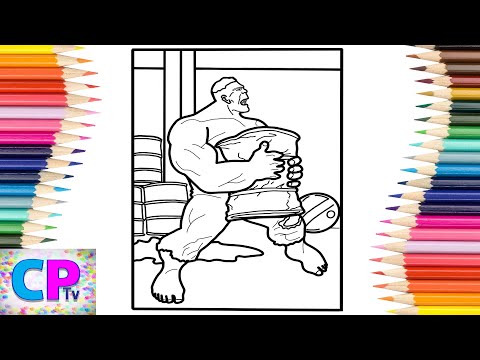 Hulk Coloring Pages/Hulk Crushes the Barrels/Elektronomia & RUD - Memory [NCS Release]