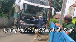 Download lagu Bus Wisata masuk Jalan Sempit Warga Menggerutu Terjebak Macet Lama mp3
