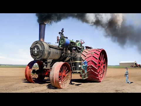 Starting the World’s Largest Steam Tractor Engine in Operation