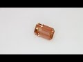 Gold Tourmaline, octagon cut, 4.05 ct Video 1