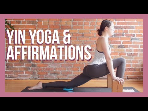 Yin Yoga & Positive Affirmations - NEW SERIES! (bonus audio meditations) thumbnail