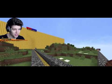 RED VS BLUE 2v2 LUCKY BLOCK WALLS! - Minecraft Mods