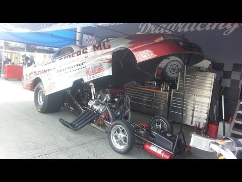 Dodge Avenger funny car 10.8 liter 2800hp Knight riders mc team 1/4 mile drag race