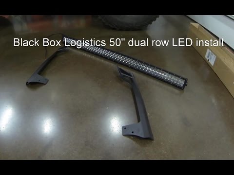 50" LED light bar install on a JK