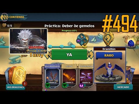 Dragones, el Resurgir de Mema "Cap. 494 - Práctica: Deber de gemelos (y 2ª p.) (Dramillón)" por Tony