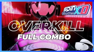 Minha música preferida do SPIN RHYTHM XD - Overkill (Riot) Full combo S [Playstation VR2]