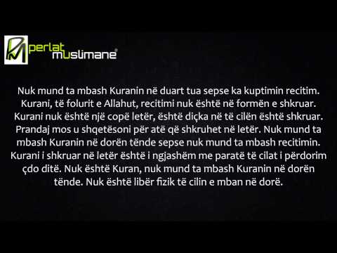 Shejkh Salih el-Luhejdan flet rreth besimit të prishur që Jusuf Estes ua mëson njerëzve rreth Kurani