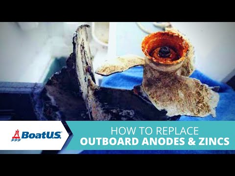 How To Replace Anodes or Zincs On An Outboard or Sterndrive Motor | BoatUS