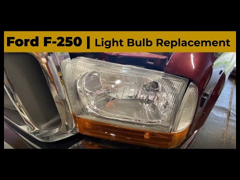 Ford F-250: Headlight, Turn Signal, and Parking Light Replacement