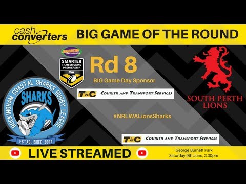 NRL WA Smarter Than Smoking Premiership 2018 Round 8 - Lions v Sharks