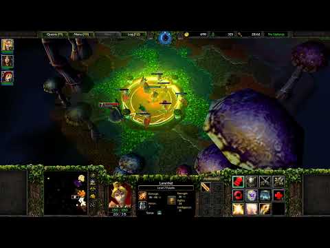 Warcraft 3 - Curse of the Blood Elves REVAMP - A Shattered World Test