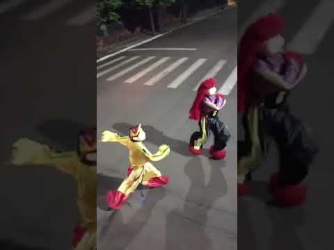 carreta Liga da Justiça em Santa Mariana PR