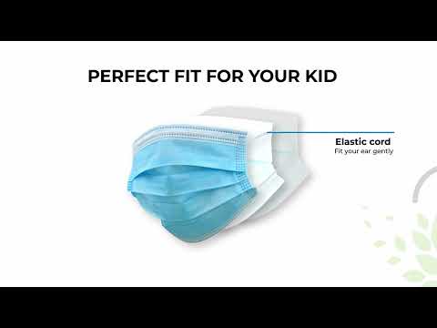3 Ply Disposable kids facemask