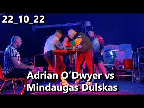 Mindaugas Dulskas vs Adrian O'Dwyer Right arm - SUPERMATCH!￼