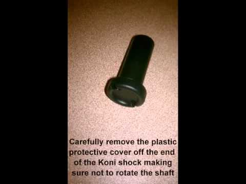 2012 Mustang Koni Rear Shocks Install.wmv
