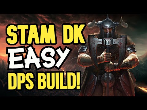 Stamina Dragonknight EASY PVE DPS Build - STONE DRAGON ✊ - ESO Markarth DLC