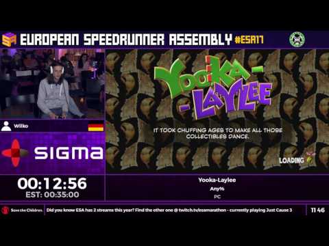 #ESA17 Speedruns - Yooka-Laylee [Any%] by Wilko