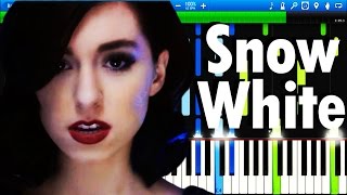 Christina Grimmie - Snow White | Synthesia piano tutorial