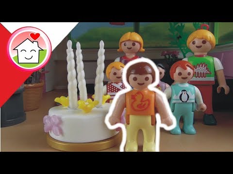 Playmobil po polsku Urodziny Ani  - Rodziną Hauserów