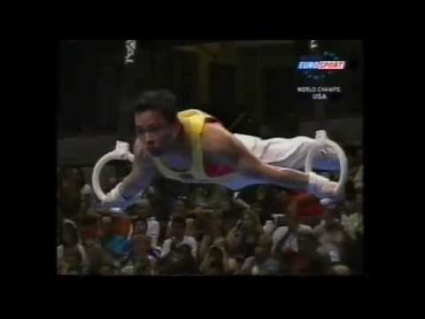 HUANG Xu (CHN) rings - 2003 Anaheim worlds TF