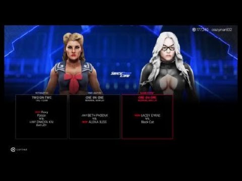 WWE 2K19 - Candice LeRae VS Lacey Evans