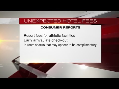 Unexpected hotel fees