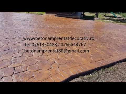 Beton Amprentat Burjuc -Hunedoara Tel.0761350488 -0766543767
