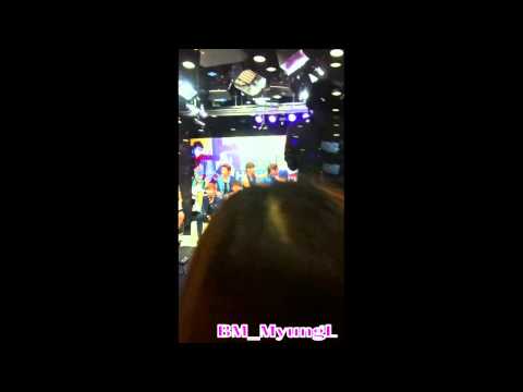 120726 INFINITE Sungjong dance at Channel [V] in Thailand