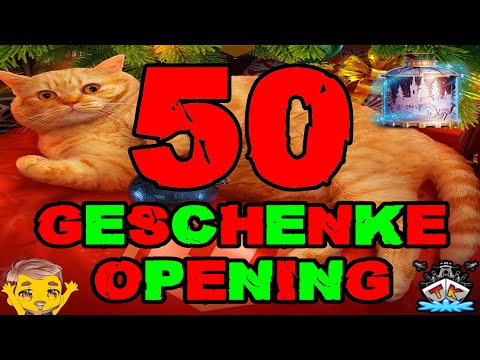 Wir öffnen 50 WeihnachtsGeschenke  "Container opening"⚓️ in World of Warships 🚢