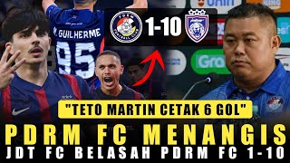 Download lagu 🔴PDRM FC Menangis😭 JDT FC Belasah PDRM FC 1-10 Di Stadium Sultan Ibrahim mp3