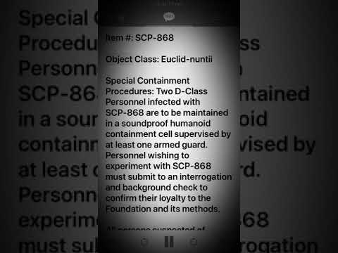 Scp 868 Mnemonic Meme