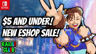 AWESOME NEW Nintendo Switch Eshop Sale! LOTS Of $5 Or Less Deals!!
