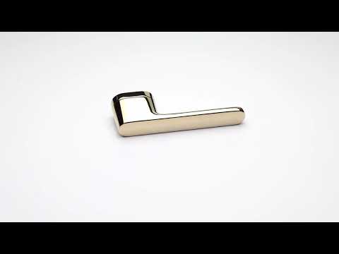 Миниатюра изображения товара Ручка дверная Lockstyle AKIK MOV GL (глянцевое золото)