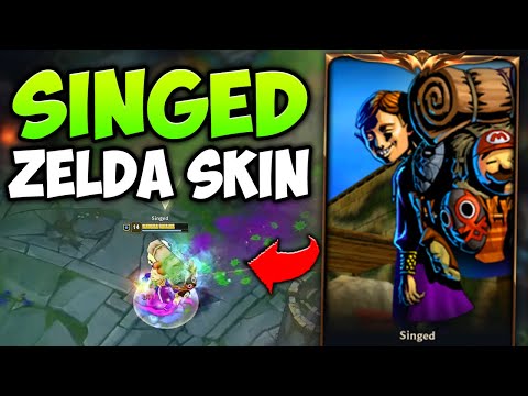 THE CREEPIEST SINGED SKIN OF ALL TIME (HAPPY MASK ZELDA SINGED) - League of Legends