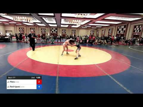 112 Lbs Rr Rnd 4 - Jayleah Pletz, Steel Mat Club Vs Journie Rodriguez, Lancaster Alliance Wrestlin