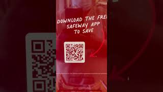 To Download Safeway App - For More Discount | Scan The Bar Code 👨‍💻
