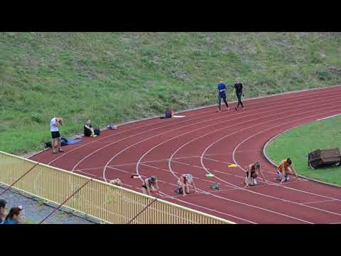 Míša Jurčeková 100m VC Opava 2017