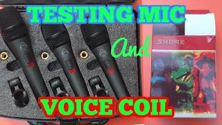 Video thumbnail for VIDEOKE TIPS/ MICROPHONE TESTING (WHARFEDALE PRO DM5.OS AND VOICE COIL SHURE) by VIDEOKE AND TOUR CASE BOX RANDY VTBR