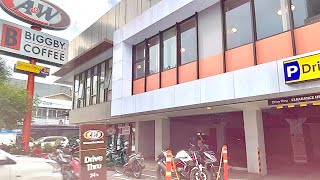 DRIVE THRU A&W restaurant NEW CONCEPT & BIGGBY COFFEE @ MUARA KARANG PLUIT JAKARTA indonesia