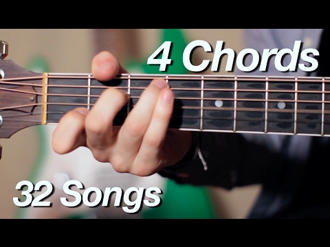 4 Chords, 32 Songs on Acoustic Guitar!