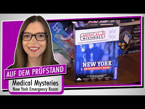Play MEDICAL MYSTERIES - New York Emergency Room! - Board Game Review Opinion Test #507