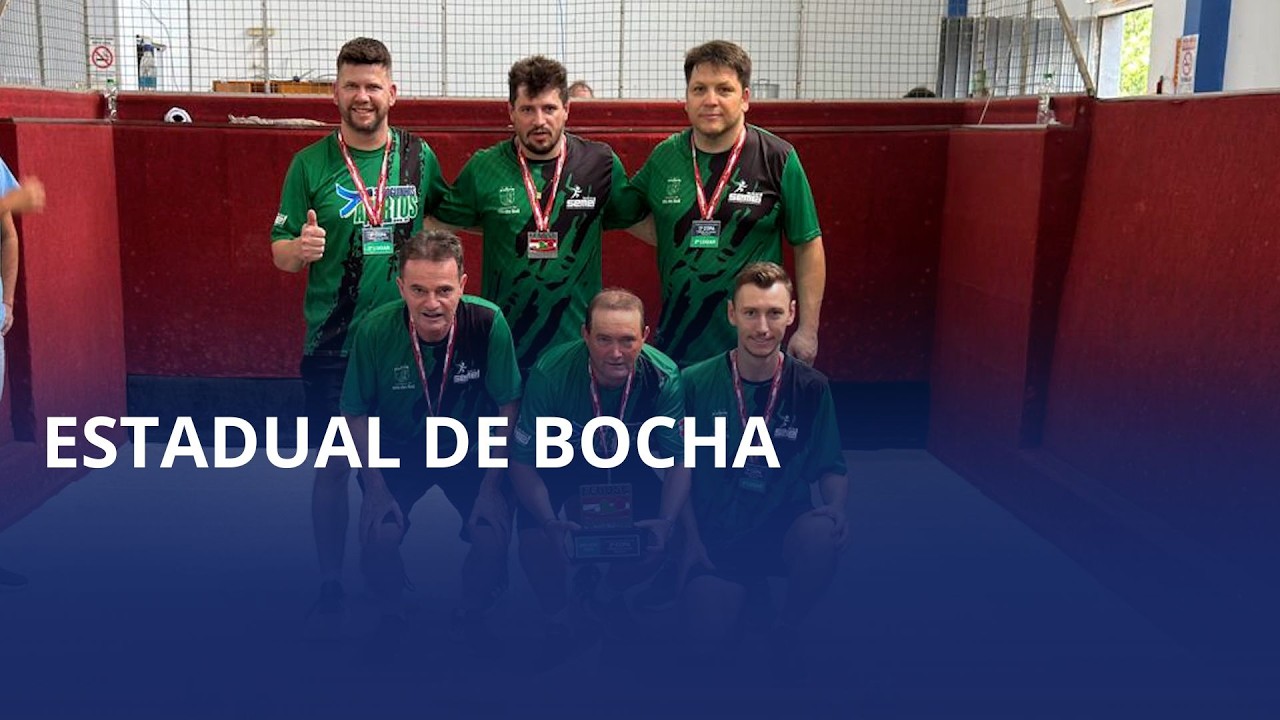 Rio do Sul é vice- campeão estadual de bocha