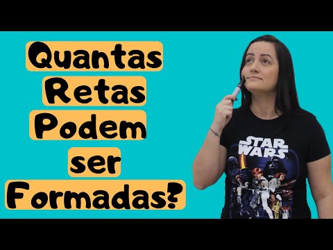 Quantas retas podem ser formadas? | Análise Combinatória