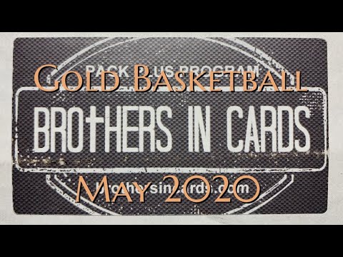 Brothers In Cards - May 2020 Gold Basketball Box