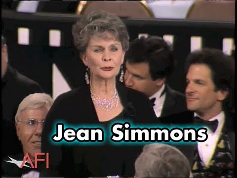 Jean Simmons Toasts "The One And Only Spartacus"