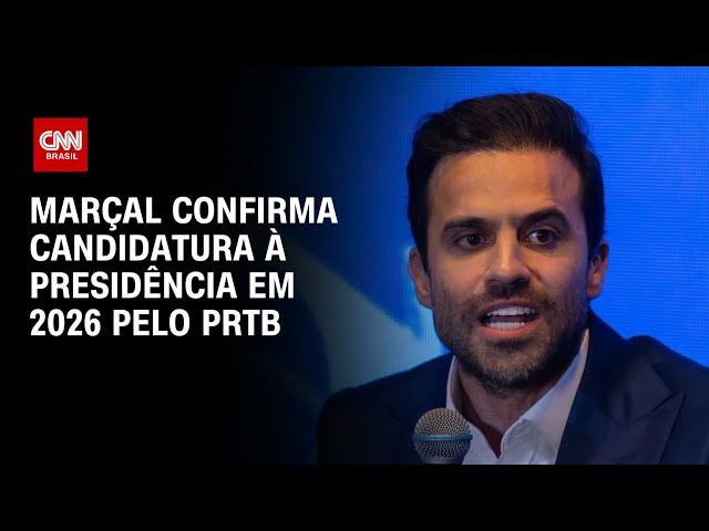 Marçal confirma candidatura à Presidência em 2026 pelo PRTB | CNN ARENA